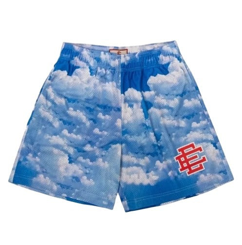 EE Shorts Light Blue Clouds