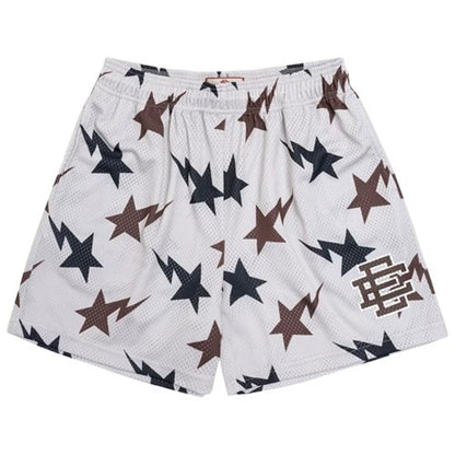 EE Shorts Colourful White Design
