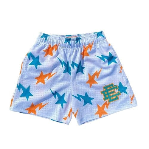 EE Shorts Colourful Blue Design