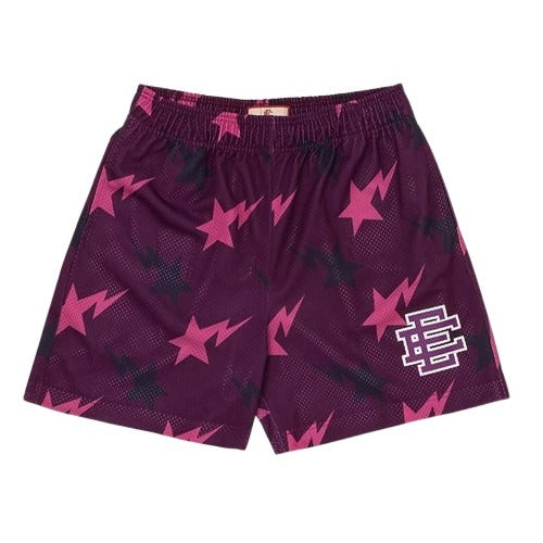 EE Shorts Colourful Purple Design