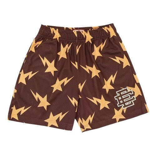 EE Shorts Colourful Brown Design