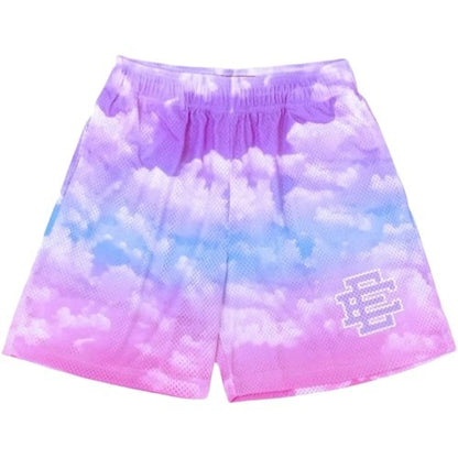 EE Shorts Pink-Purple Clouds
