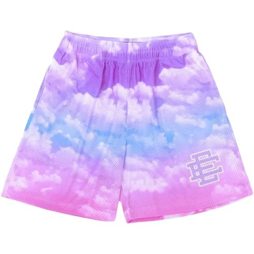 EE Shorts Pink-Purple Clouds